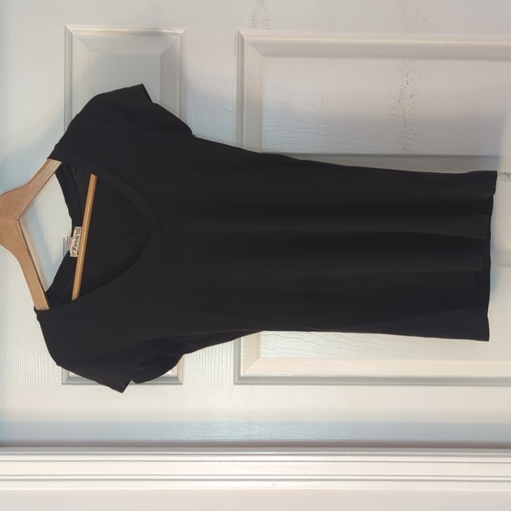 Express Black V-Neck Short  Size M Women's